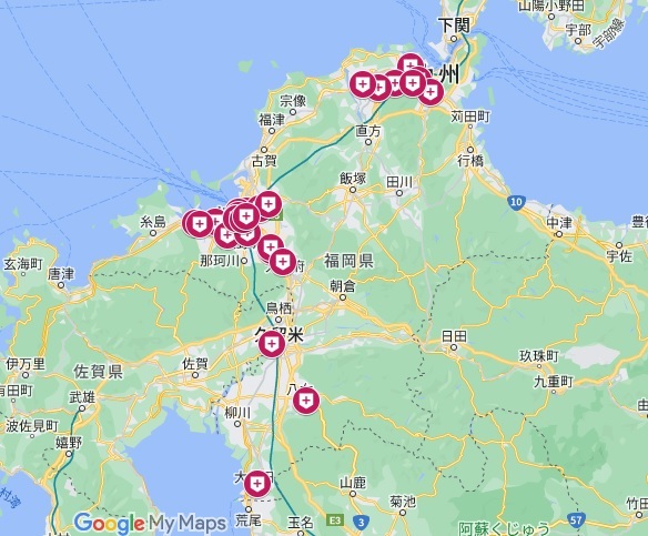 福岡県性病診察マップ